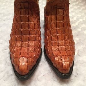 Rancho ❤women's crocodile Carmel boots 8.5m